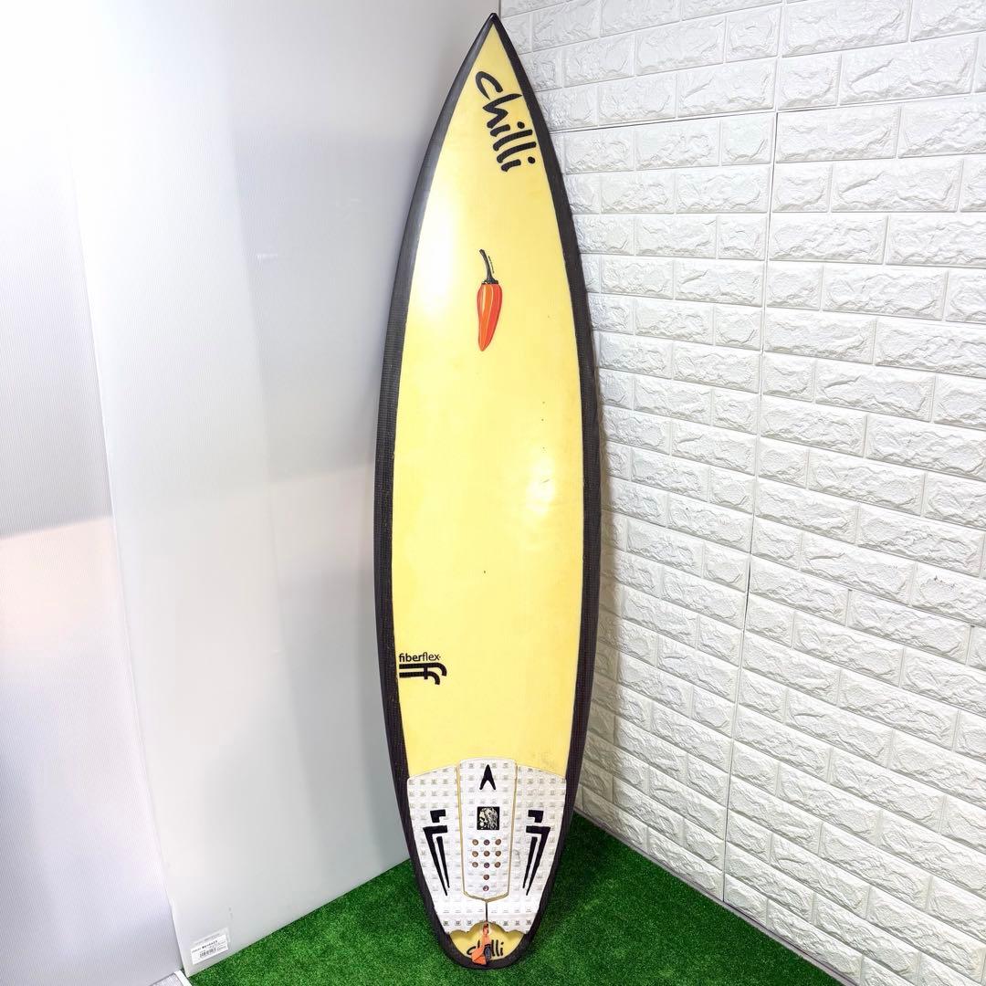 希少モデル　chilli サーフボード　fiberflex 5’11ft