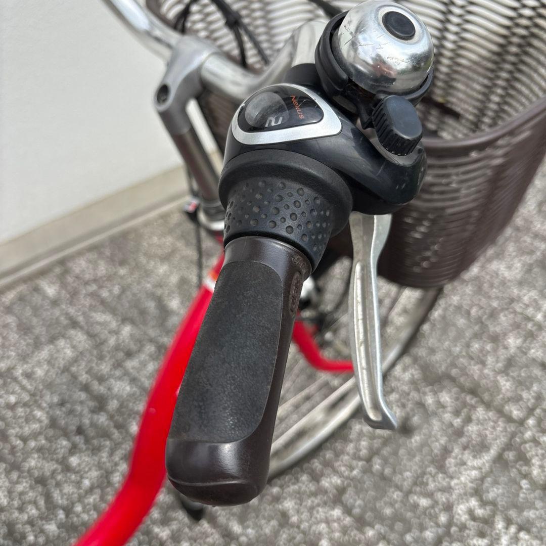 YAMAHA PAS ナチュラL 26インチ 電動自転車　12.3 Ah　赤