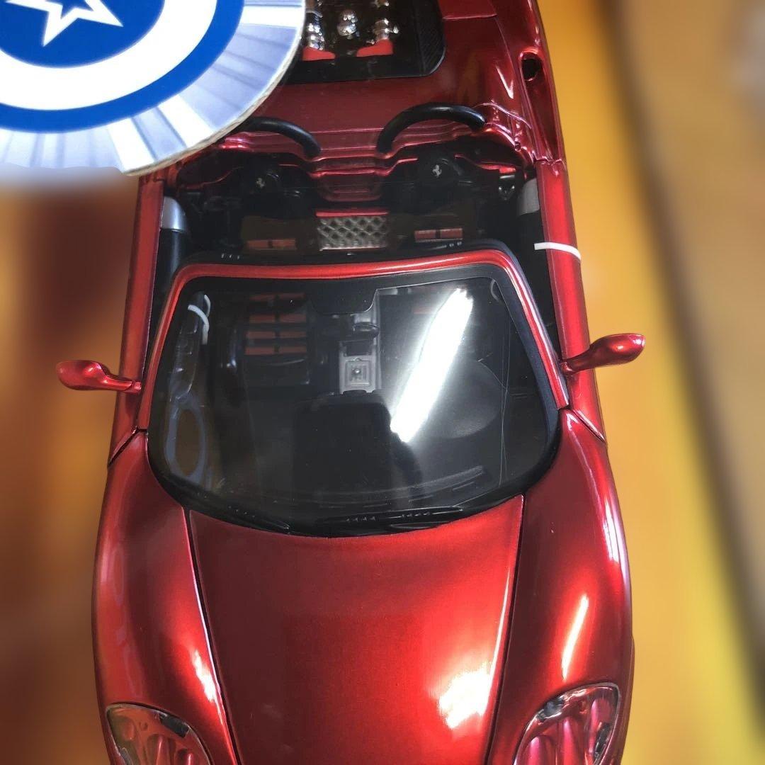 ミニカー ferrari 360 spider llic red