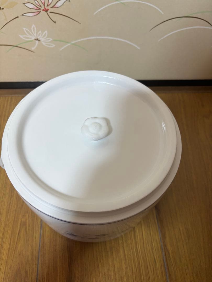 陶器 二重蓋 両耳 スープポット 蒸しカップ/200