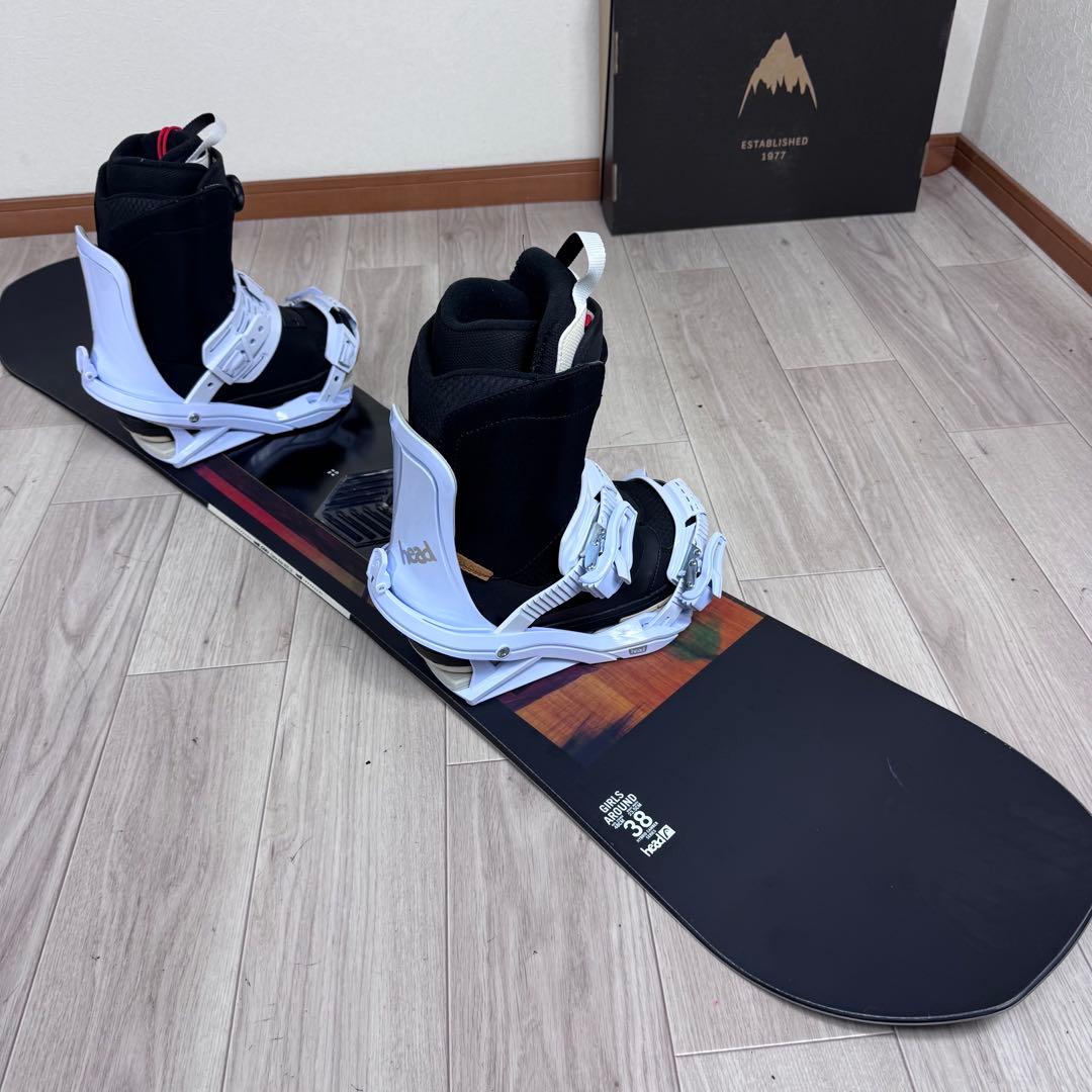 HEAD GIRLS AROUND 138cm スノーボードセット