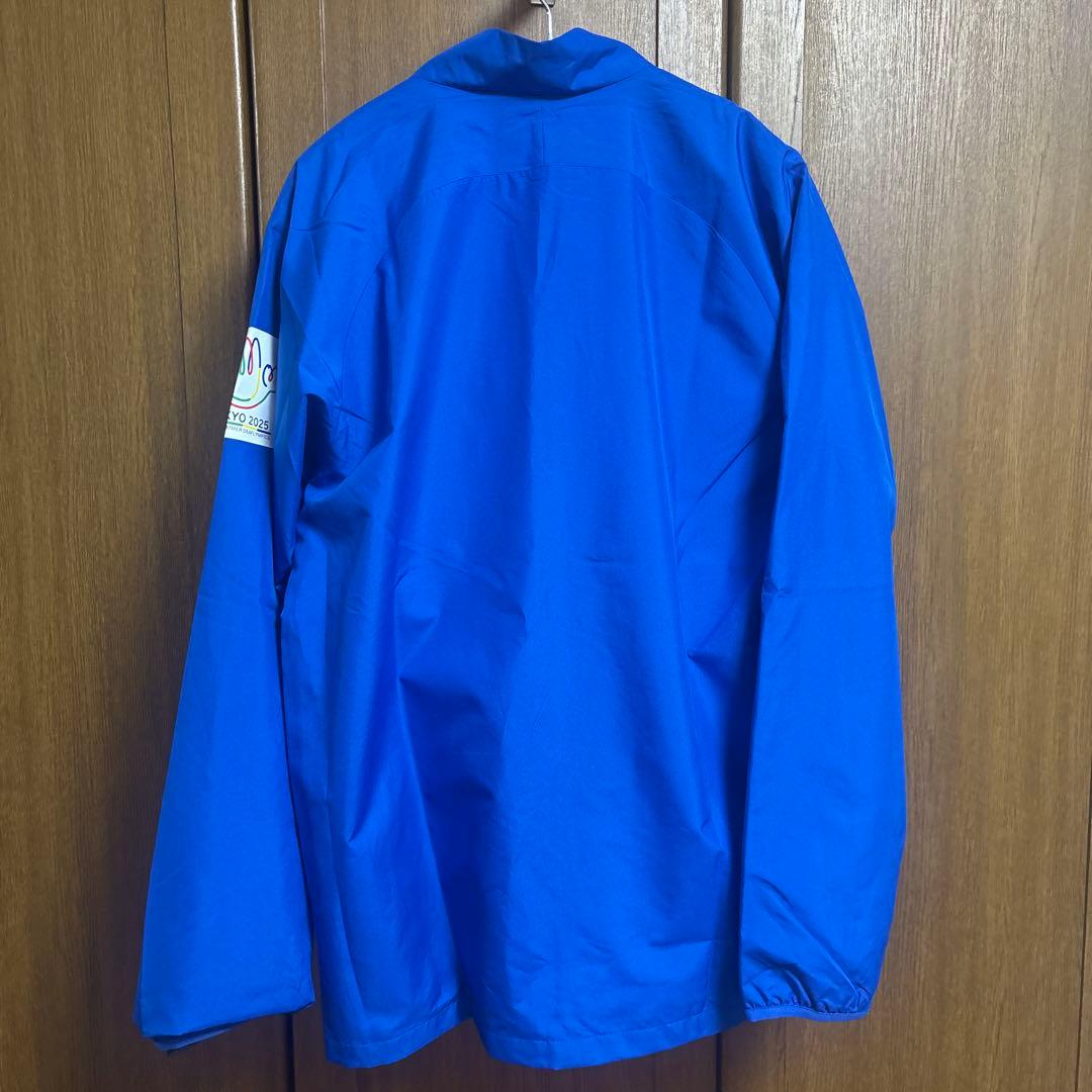 東京2025 ウィンドブレーカー 青