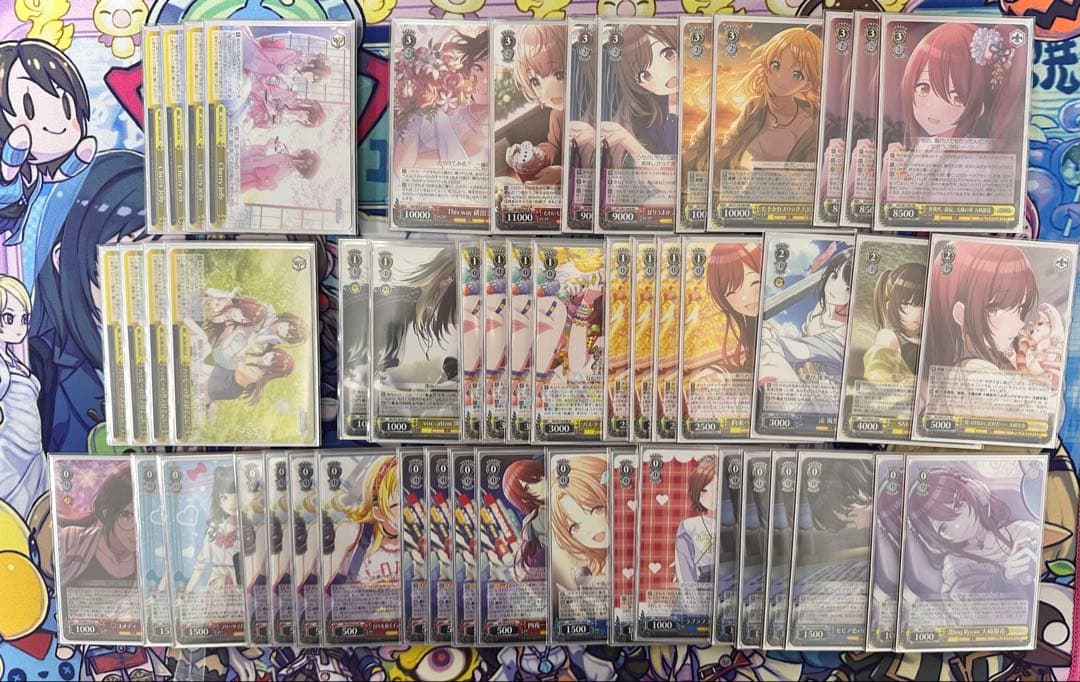 ヴァイスシュヴァルツ　アイドルマスターシャイニーカラーズ　デッキ　スリーブ付き