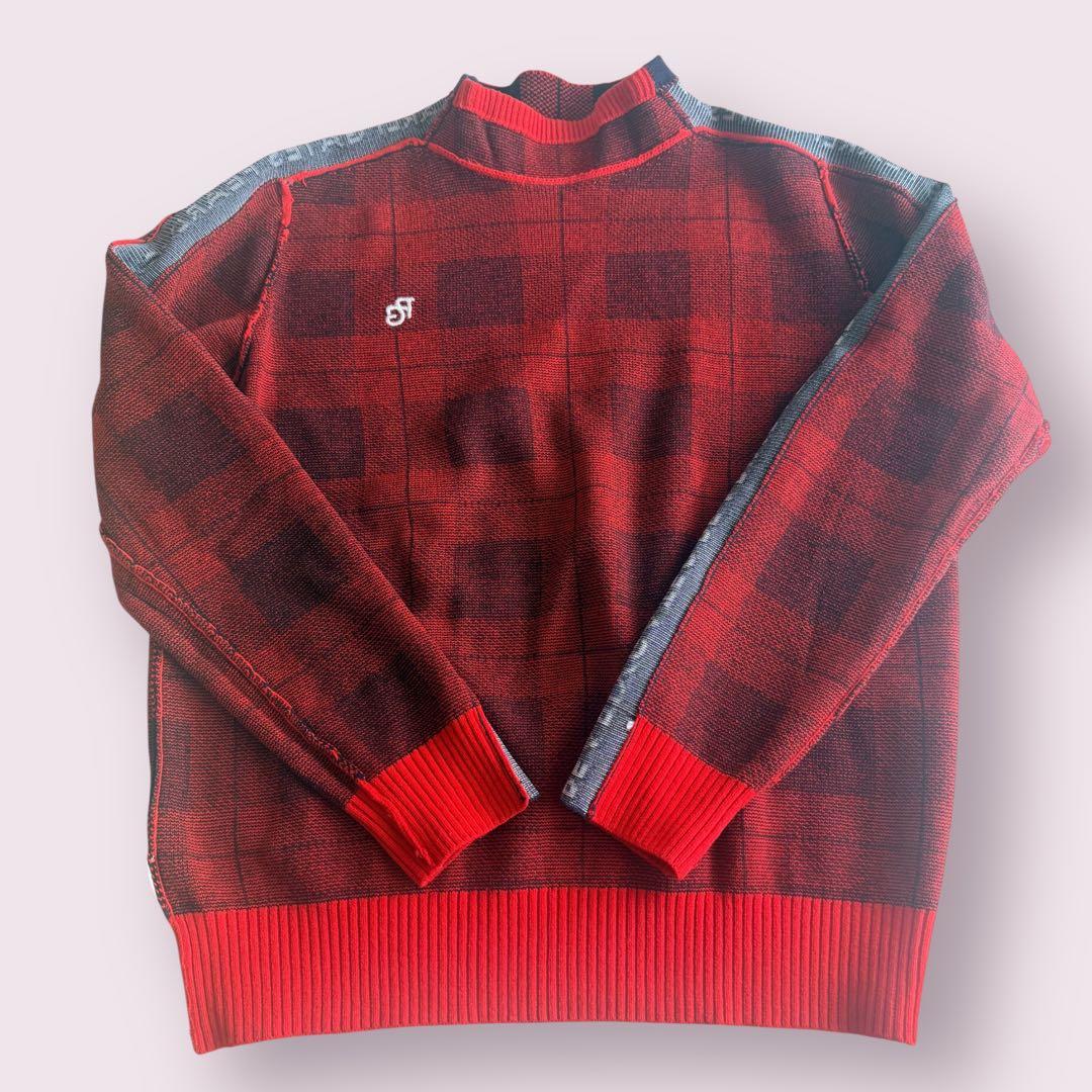 【極美品】PEARYGATES ハイエアー モックネックニットプルオーバー