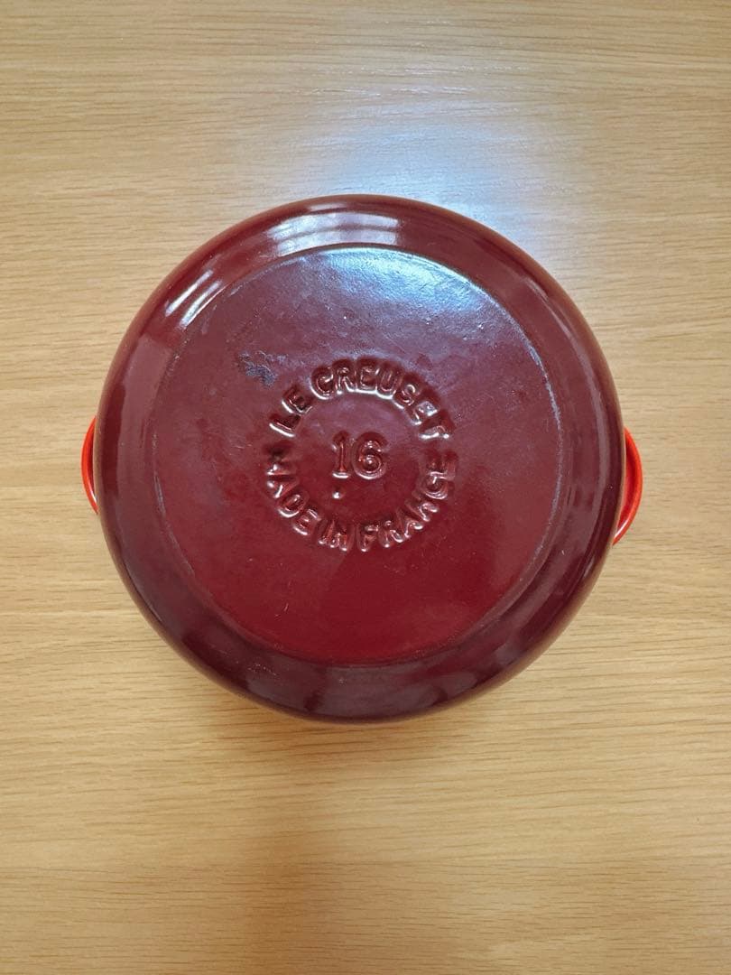 ルクルーゼ　ココットエブリィ　レッド　18cm