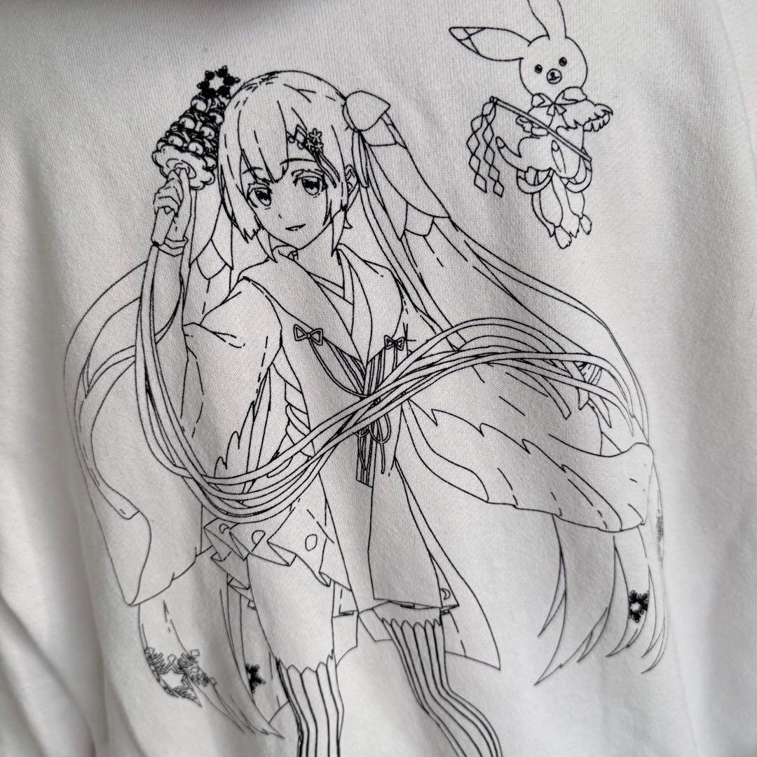 初音ミク MIKU 2018 フード付きパーカー Lサイズ