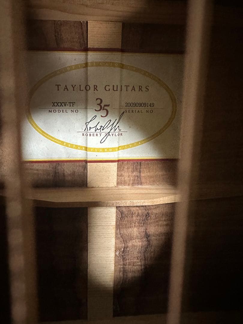 Taylor XXXV-TF 35th Anniversary 2009年製美品