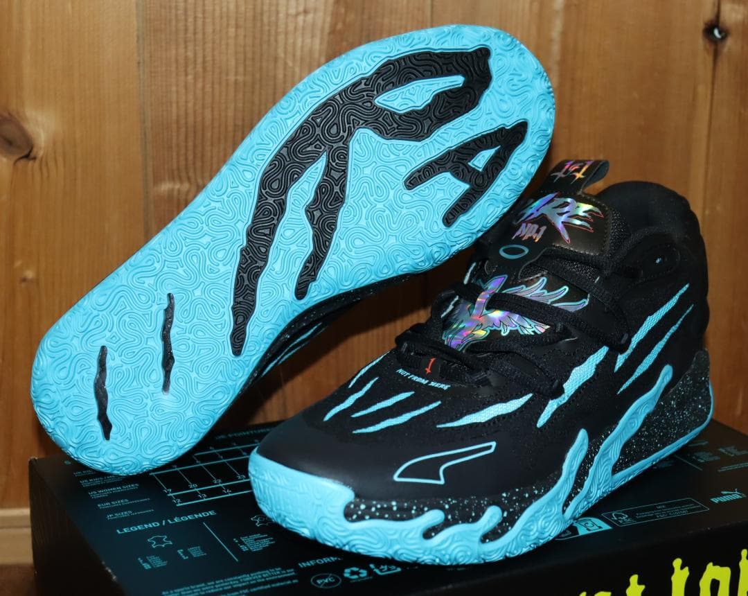 新品 PUMA ラメロボール MB.03 BLUE HIVE(28.5cm)Ⓗ