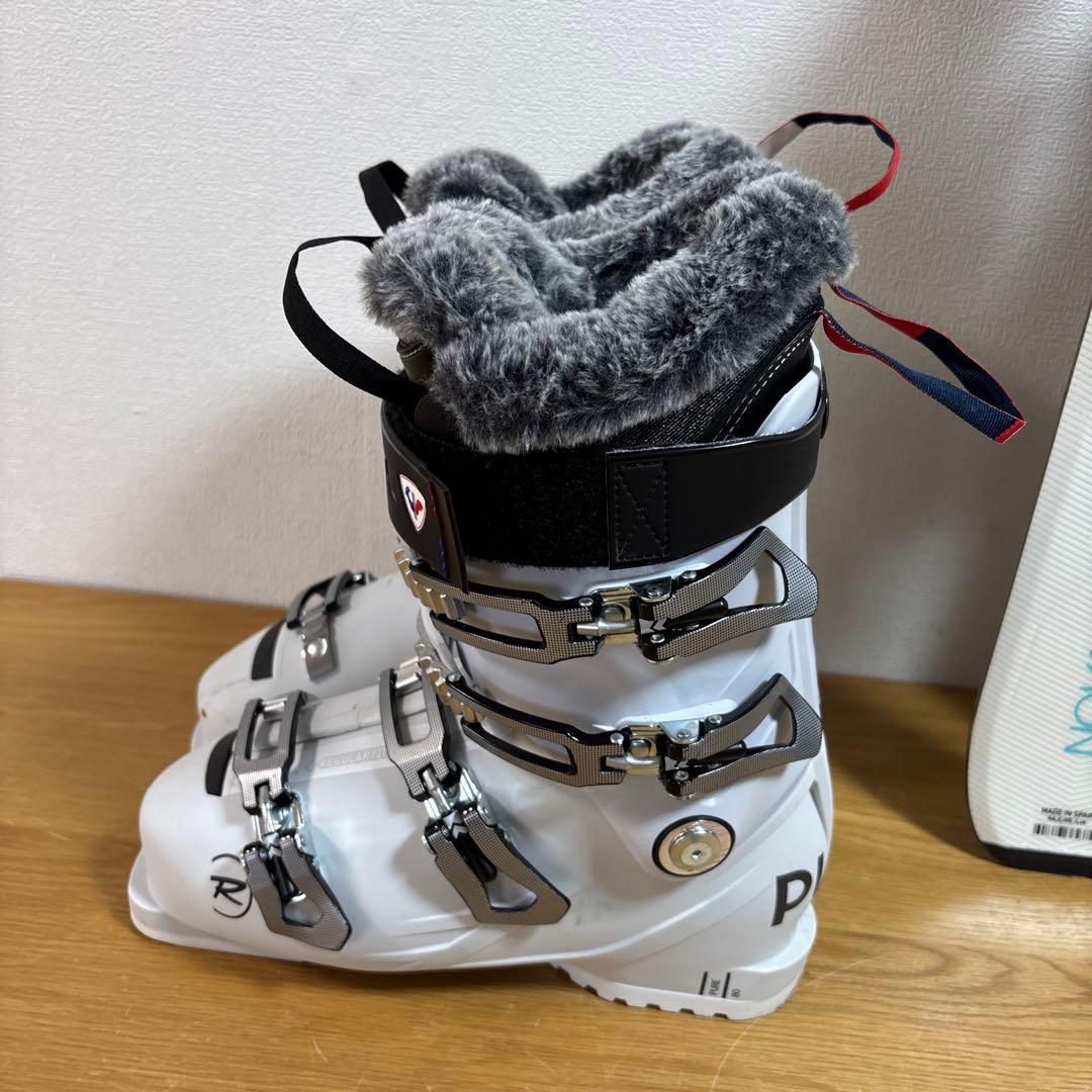 22年美品　Rossignol 144cm 25-25.5cm ストックケース付