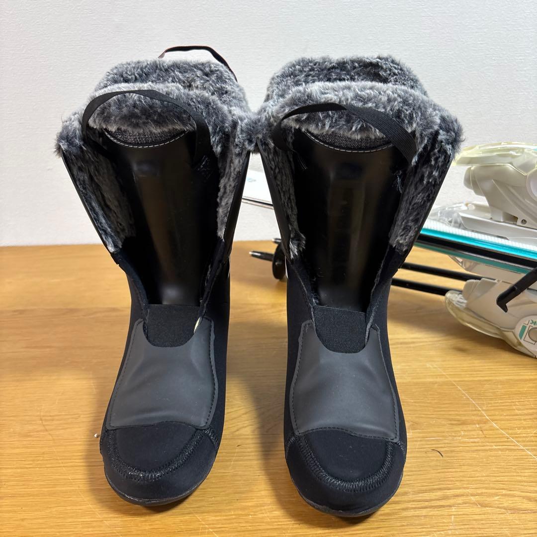 22年美品　Rossignol 144cm 25-25.5cm ストックケース付