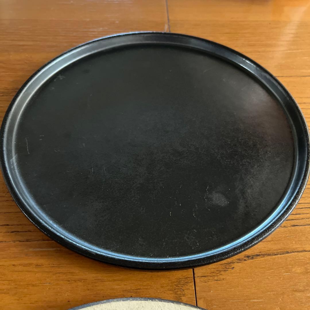 アクタスSHIGARAKI Round PLATE黒いプレート26㎝　3枚セット
