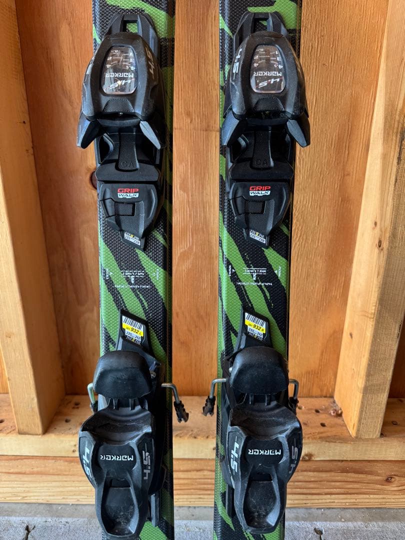 K2 スキー 板 グリーン ブラック
