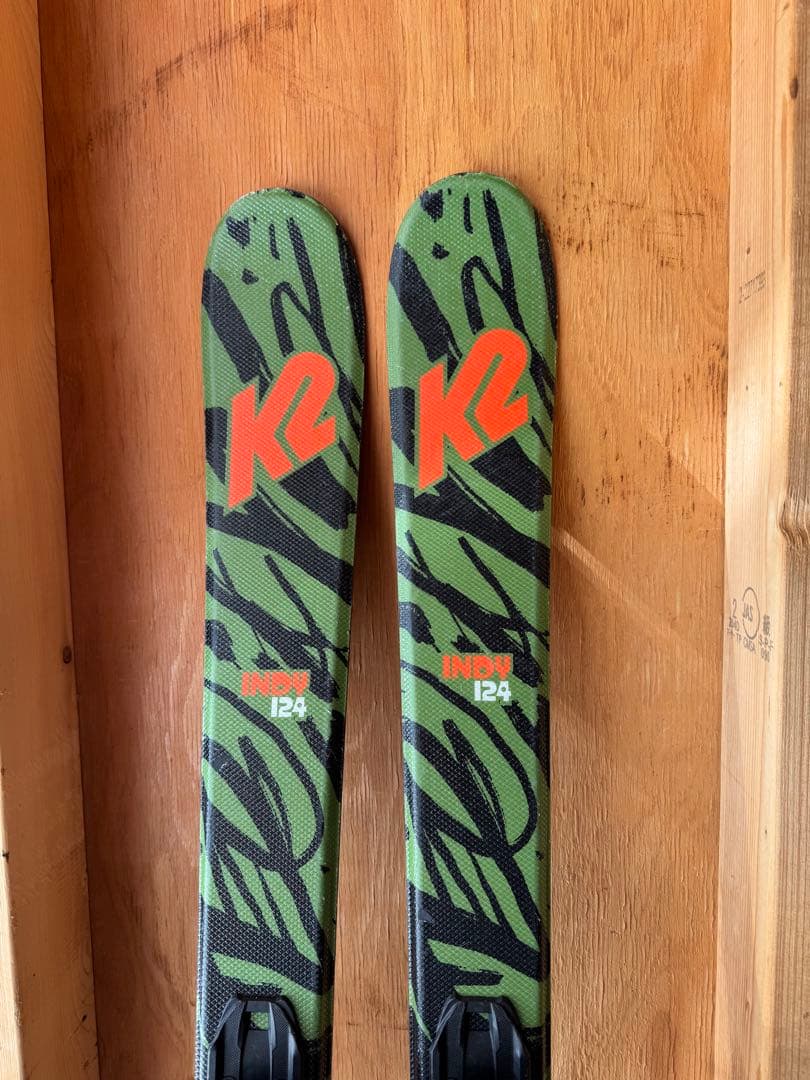 K2 スキー 板 グリーン ブラック