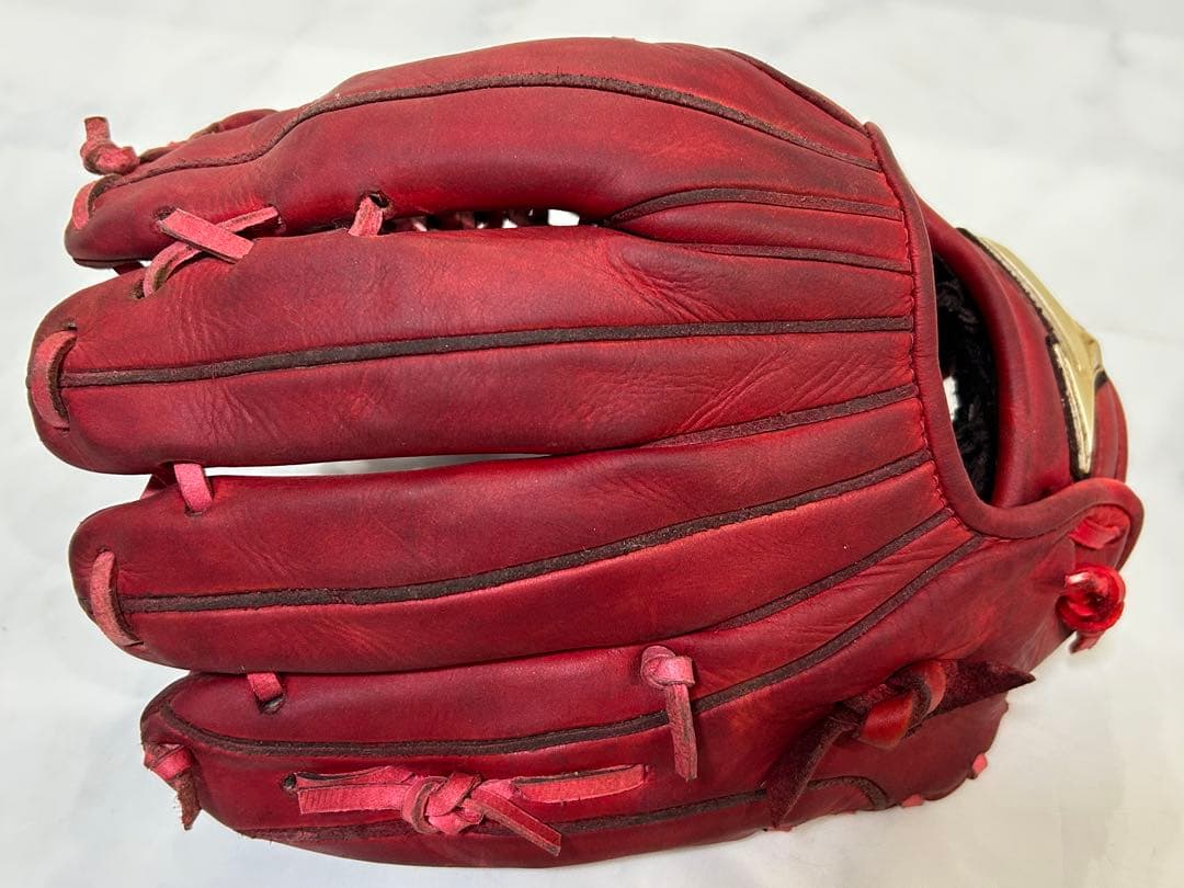 ミズノ グローバルエリート 軟式グローブ 少年野球　高学年 美品 紐新品