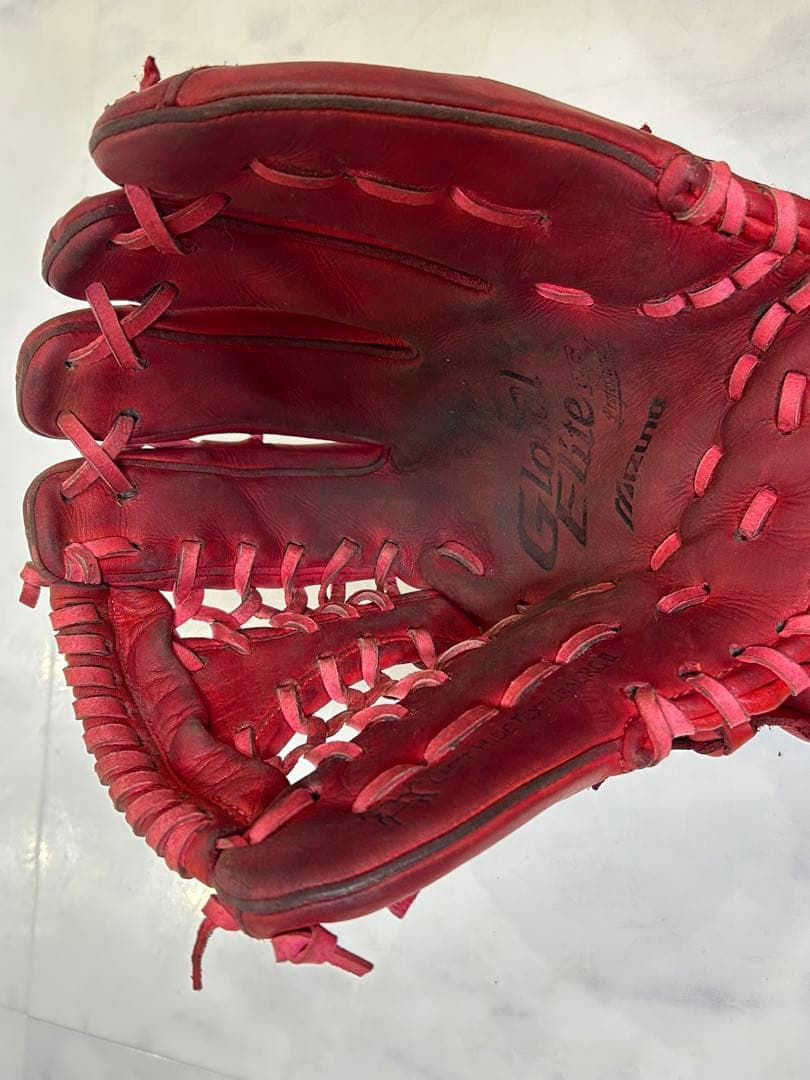 ミズノ グローバルエリート 軟式グローブ 少年野球　高学年 美品 紐新品