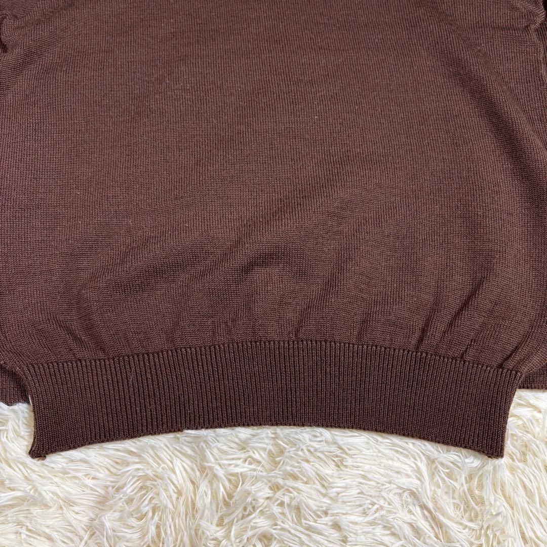 LAEVIS ニット ゴルフ ビンテージ感 ゴルフウェア フラッグ金具
