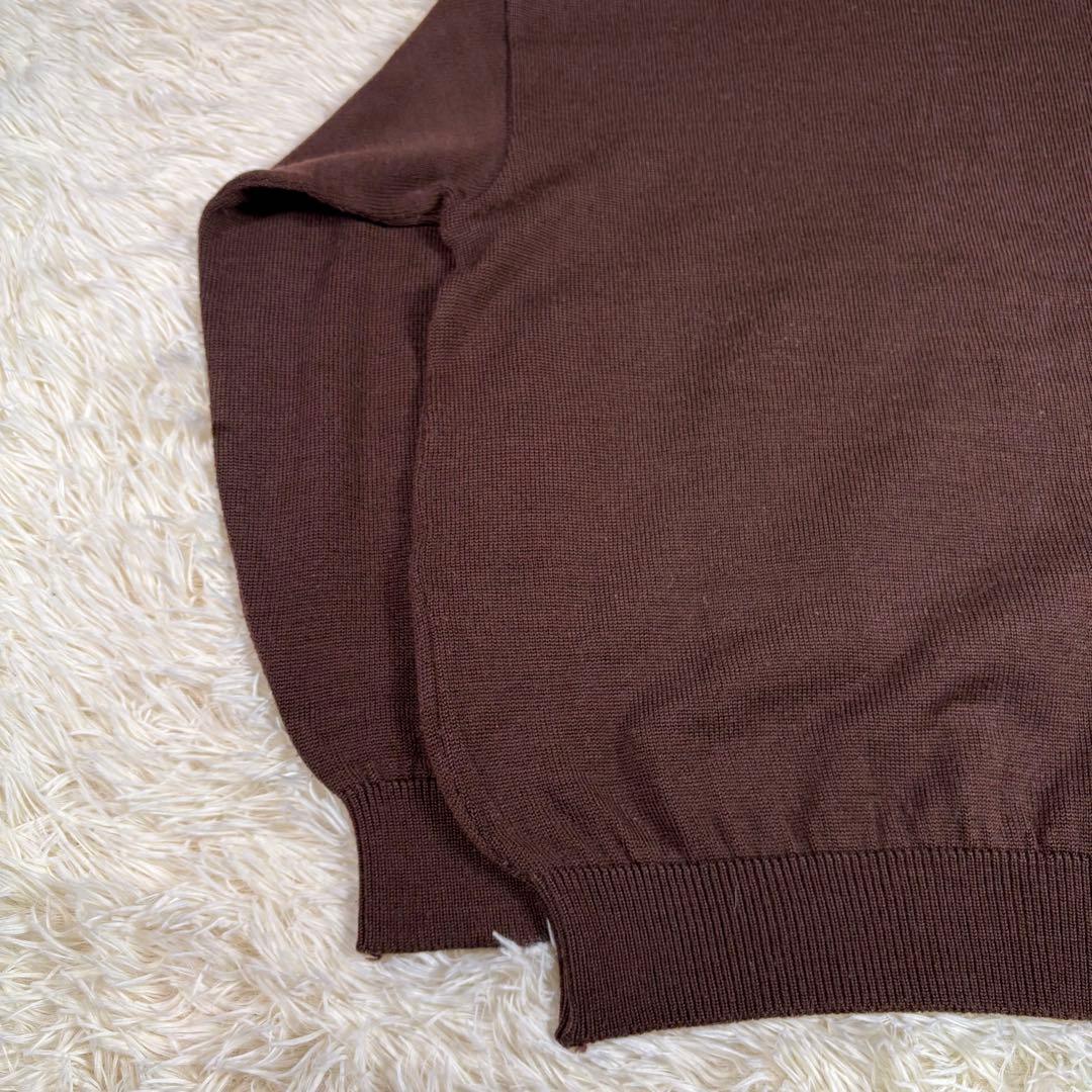 LAEVIS ニット ゴルフ ビンテージ感 ゴルフウェア フラッグ金具