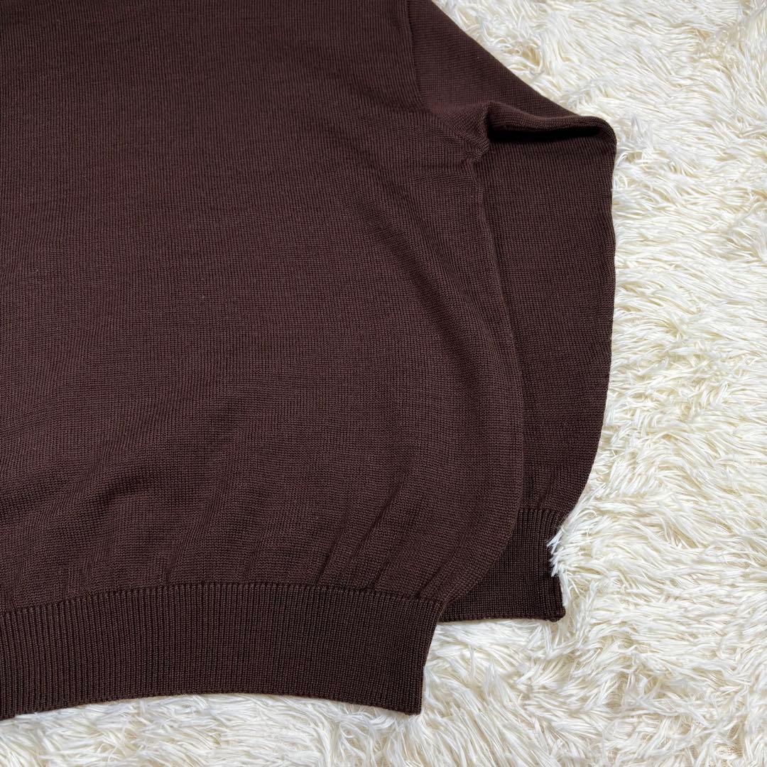 LAEVIS ニット ゴルフ ビンテージ感 ゴルフウェア フラッグ金具