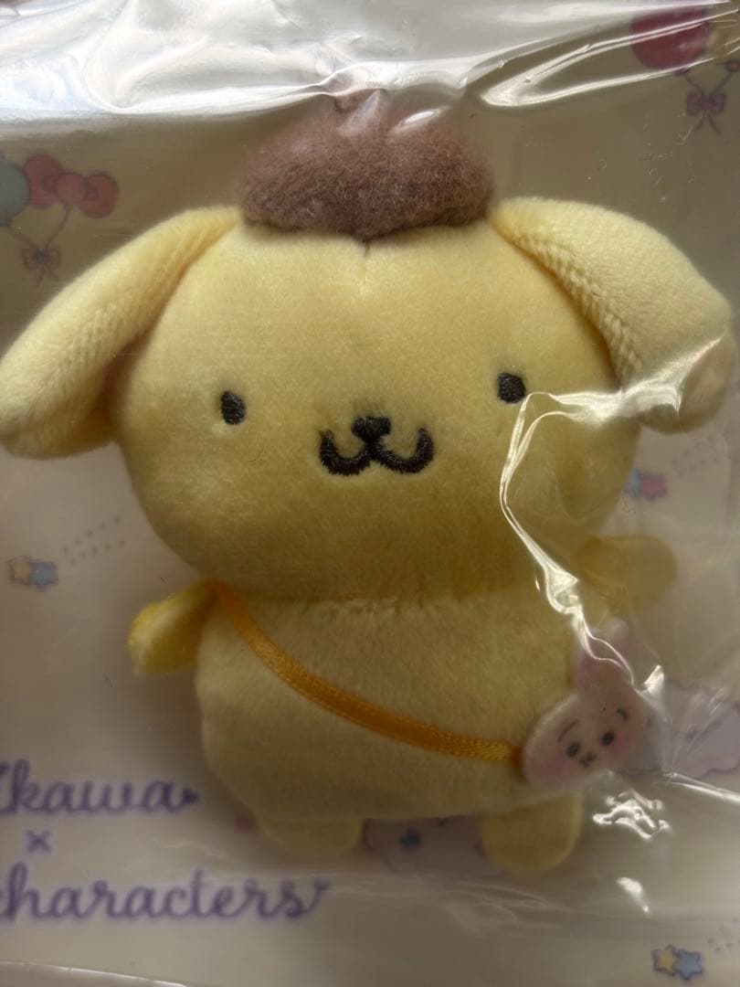 ちいかわ×サンリオキャラクターズ ペアブローチ（うさぎ＆ポムポムプリン）