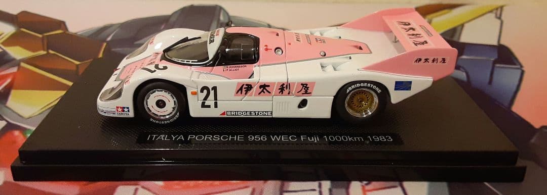 程度良好　入手困難　希少　当時物　伊太利屋　ポルシェ956　ミニカー