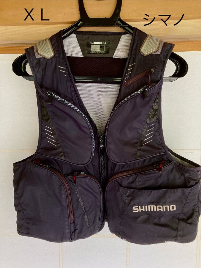 ブ*ン様 SHIMANO シマノ(2WAYベスト XT VE-022Q ＸＬ　鮎