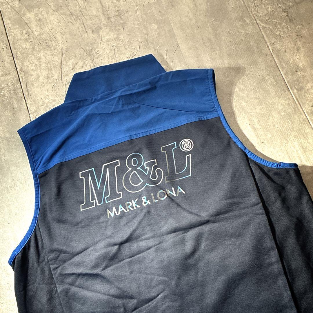 新品　希少サイズ50 XL MARK&LONA スカルデザイン ベスト　ゴルフ