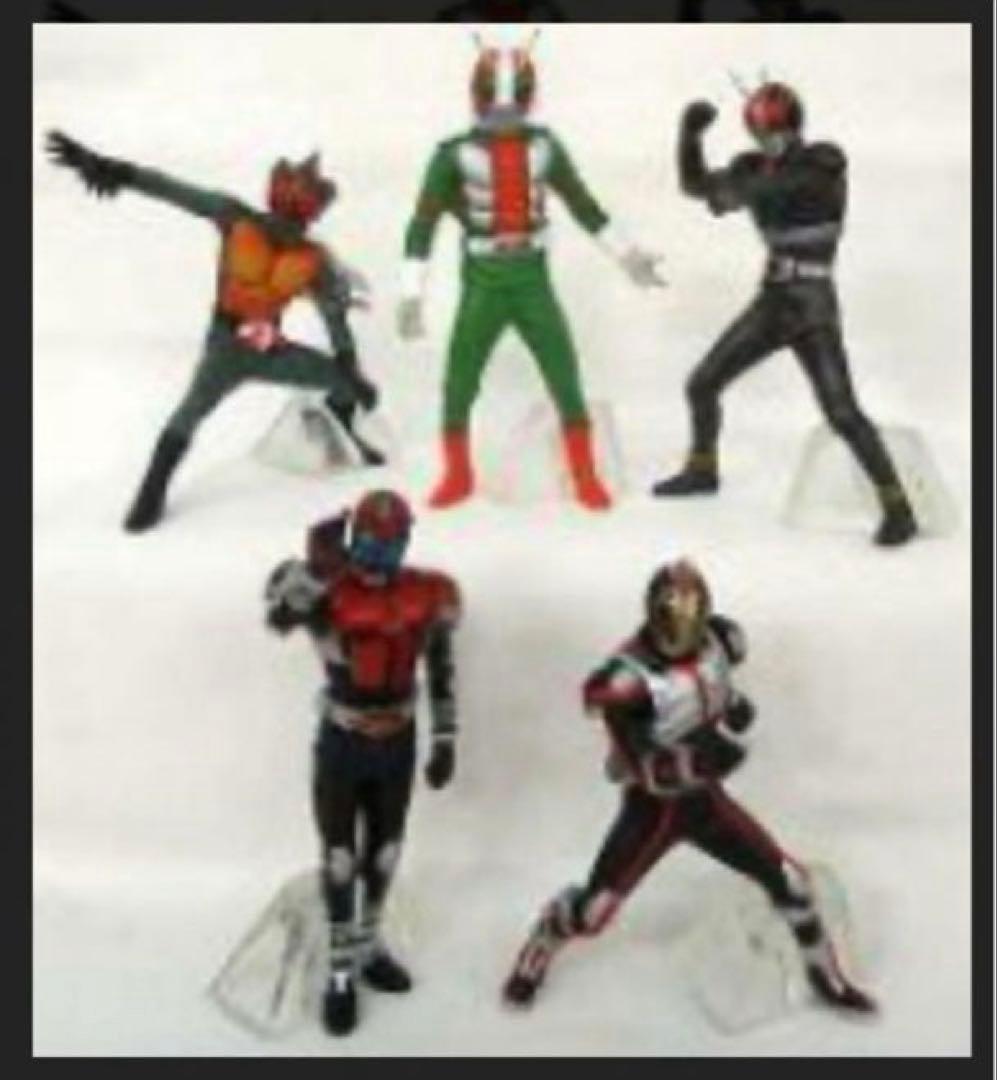 【台紙付き】ガシャポン 仮面ライダー アルティメットソリッド2 5種セット