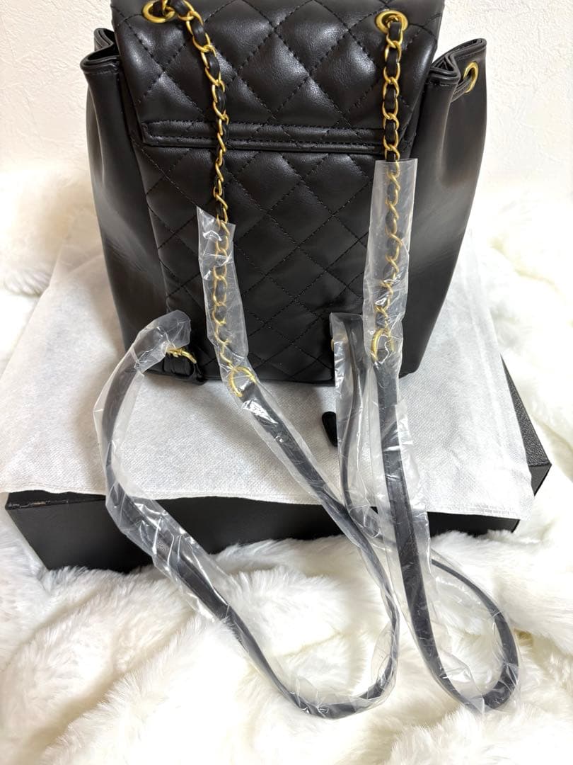CHANEL ブラックリュック　ノベルティ