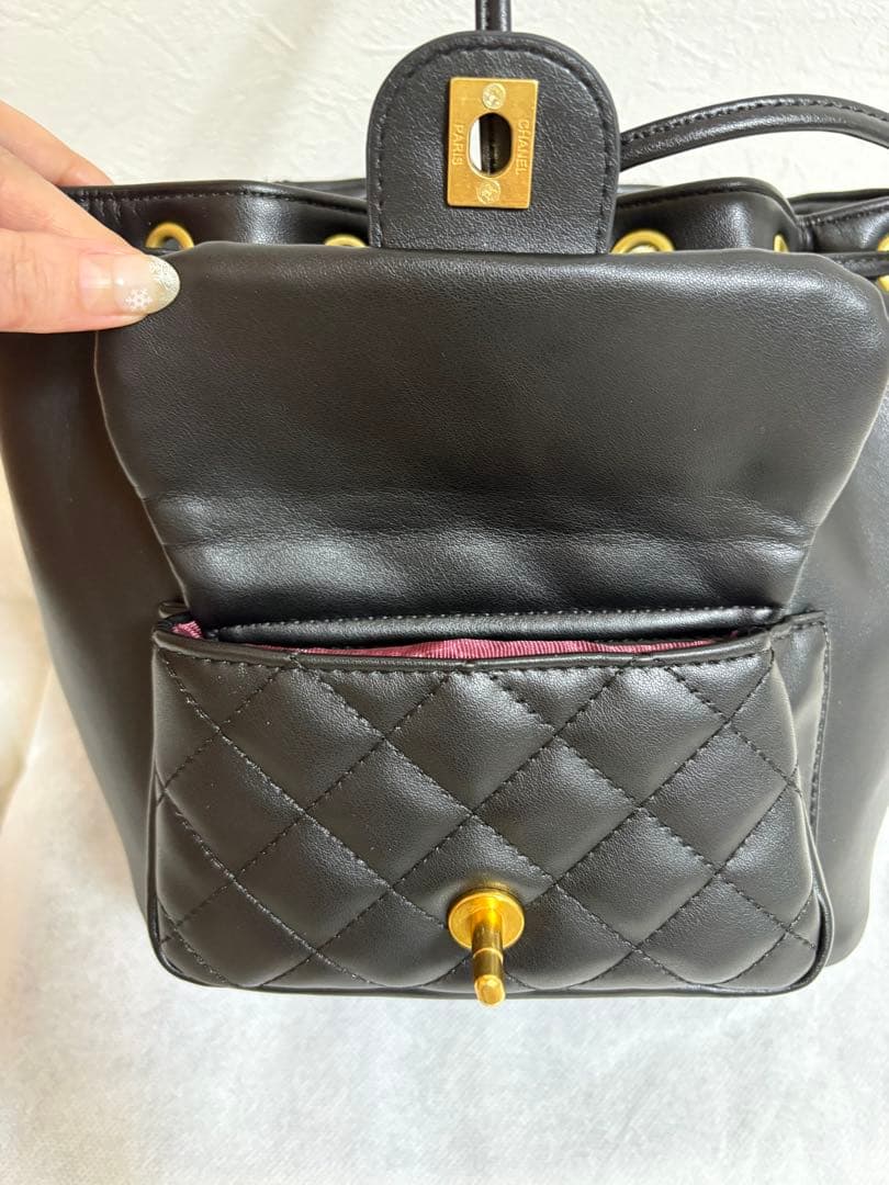 CHANEL ブラックリュック　ノベルティ