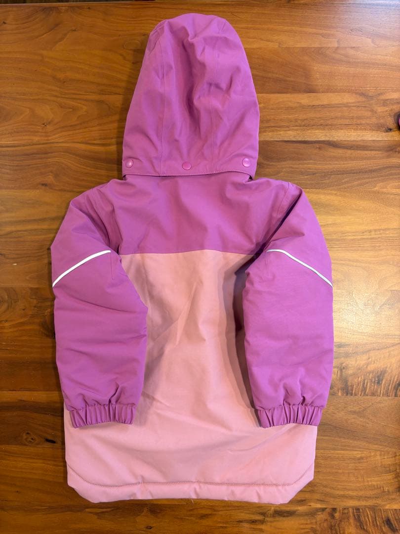 美品　Patagonia スノーウエア　セットアップ　４Ｔ　パープル