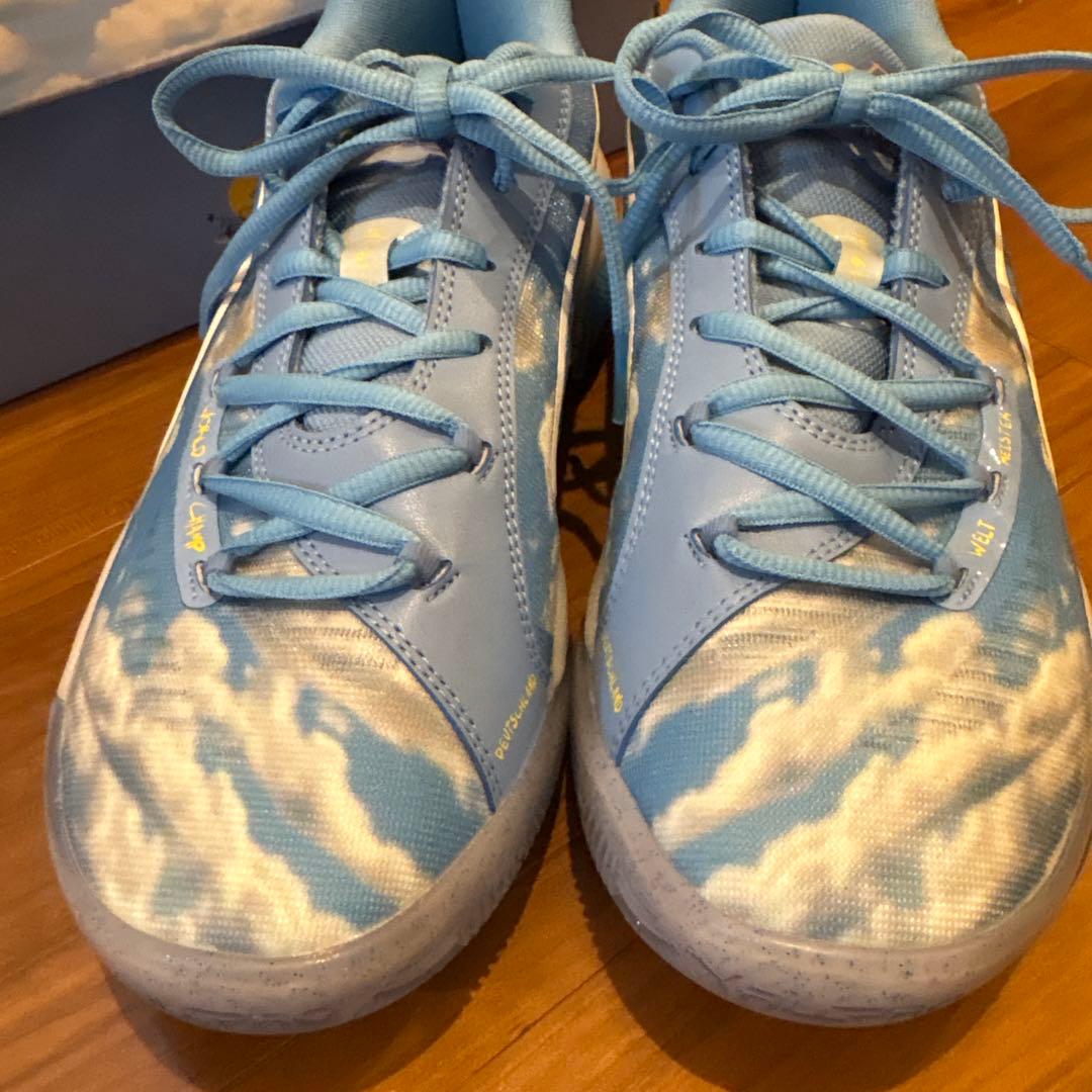 ⭐︎最終お値下げ！PUMA 青い雲柄 バスケットシューズ　２６㎝