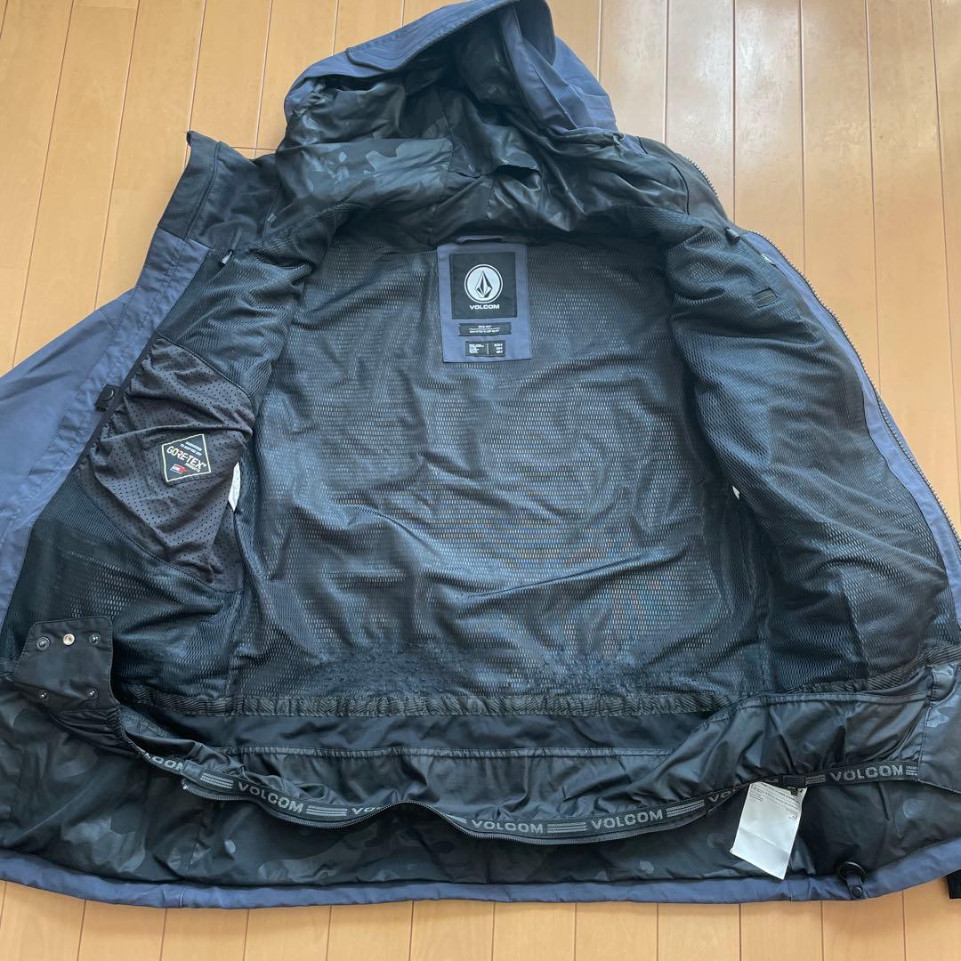 VOLCOM gore-tex スノーボードウェア/ジャケット　ネイビー