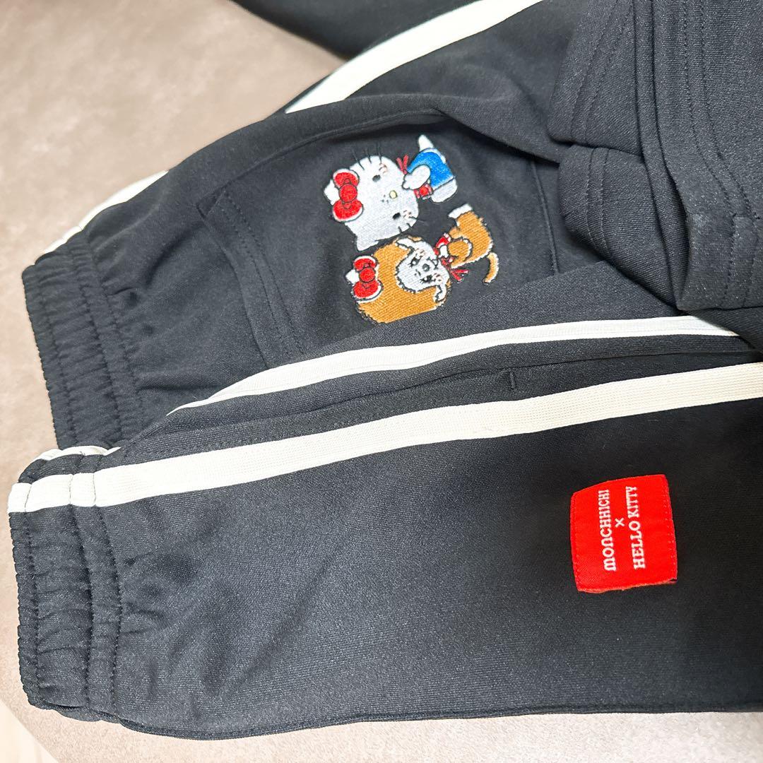 【新品未開封】サンリオ　キティ×モンチッチ　コラボ　長袖ジャージ上下　ブラックL