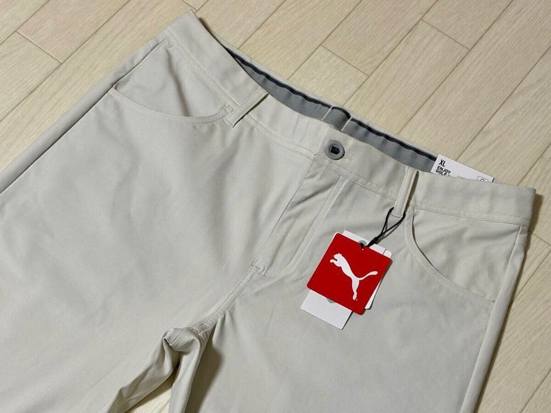 【PUMA GOLF／プーマ】ウエストゴム吸水速乾ストレッチテーパードパンツXL