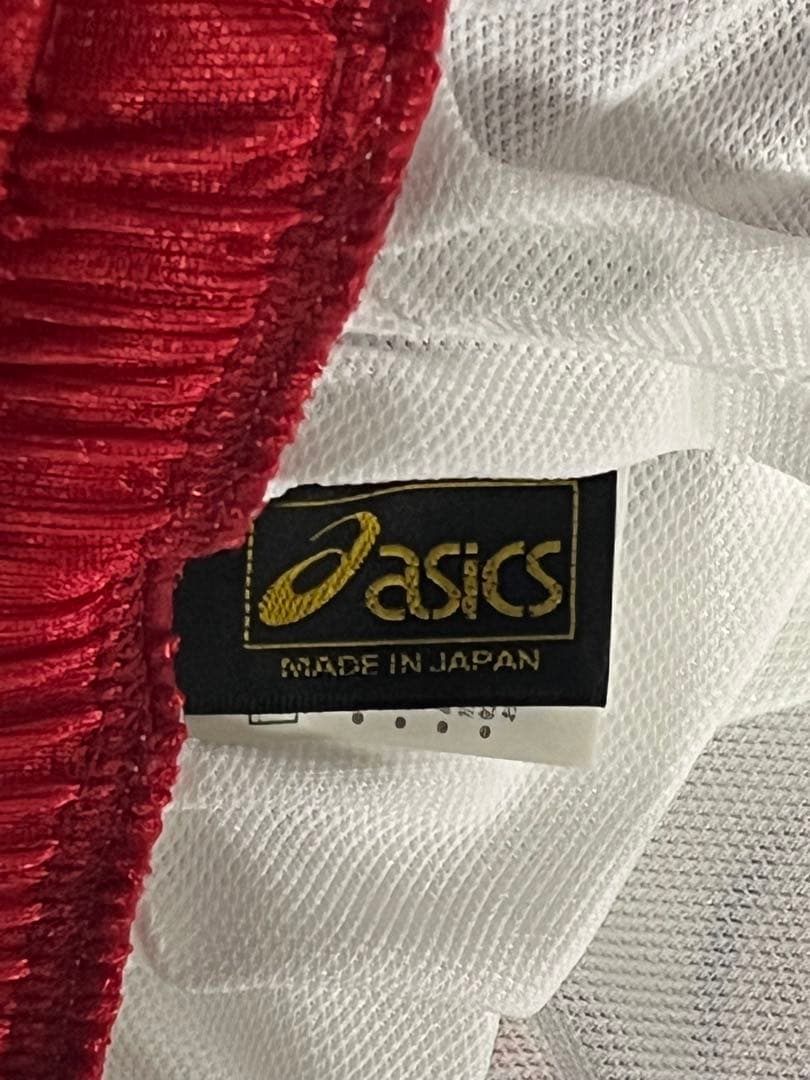 サッカー日本代表ユニホーム炎モデル asics製 98年フランスW杯 上下セット