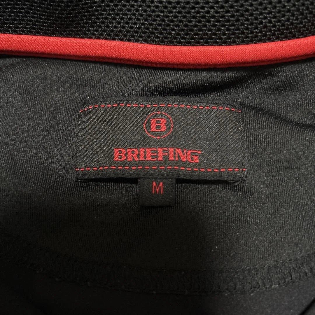 BRIEFING TOUR POLO ブラック　M サイズ