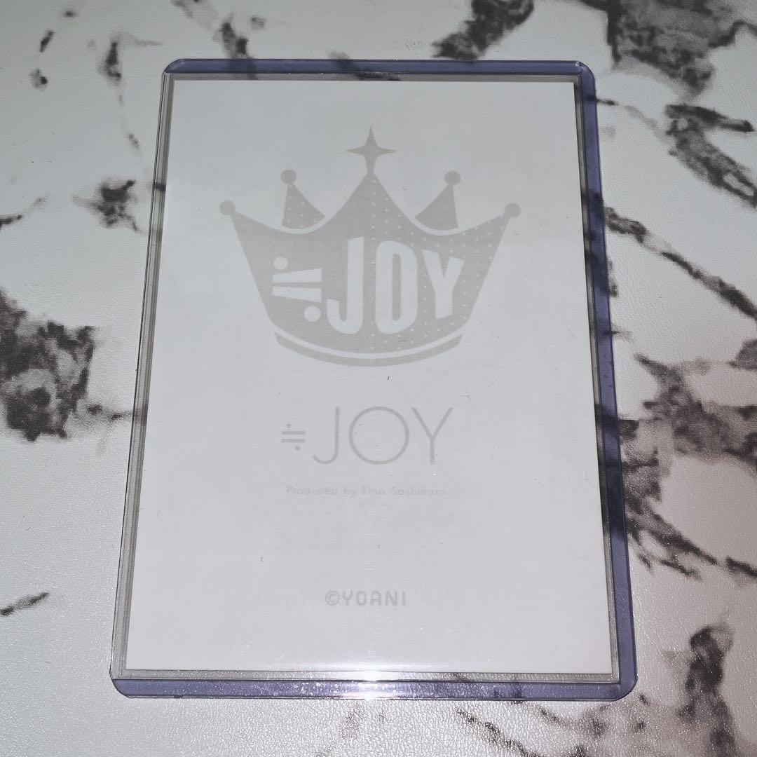 ≒JOY ニアジョイ 江角怜音 初恋シンデレラ チュウ 生写真 直筆
