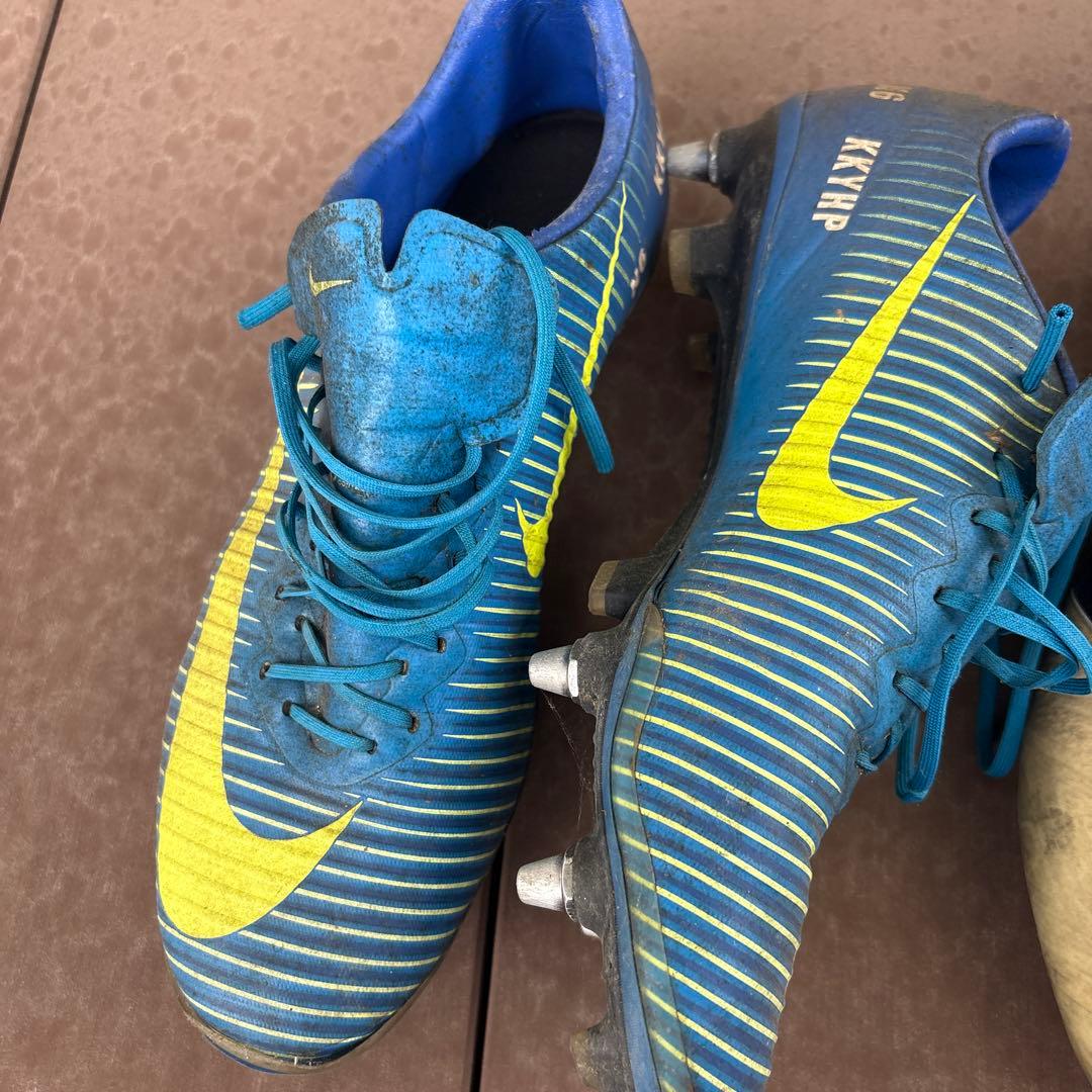 Nike Mercurial サッカースパイク 青/黄