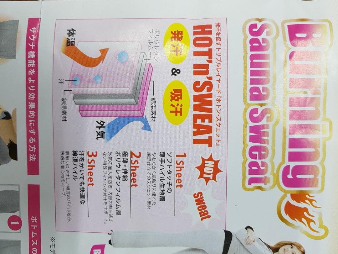 サウナスーツ　レディース　女性用　サウナスウェット　上下セット　発汗