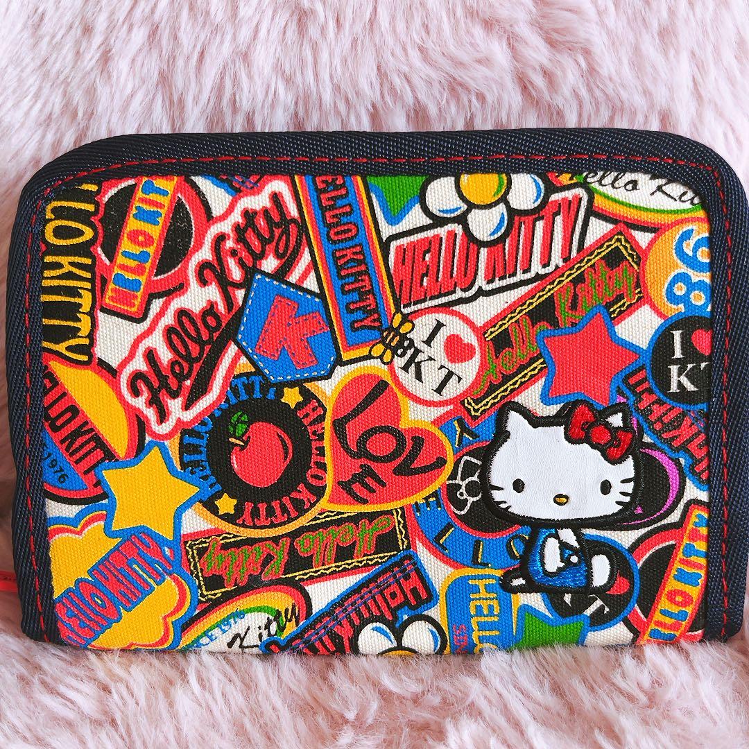希少レア　ハローキティ　ウォレット　財布　マーク　2002年製 サンリオ　レトロ