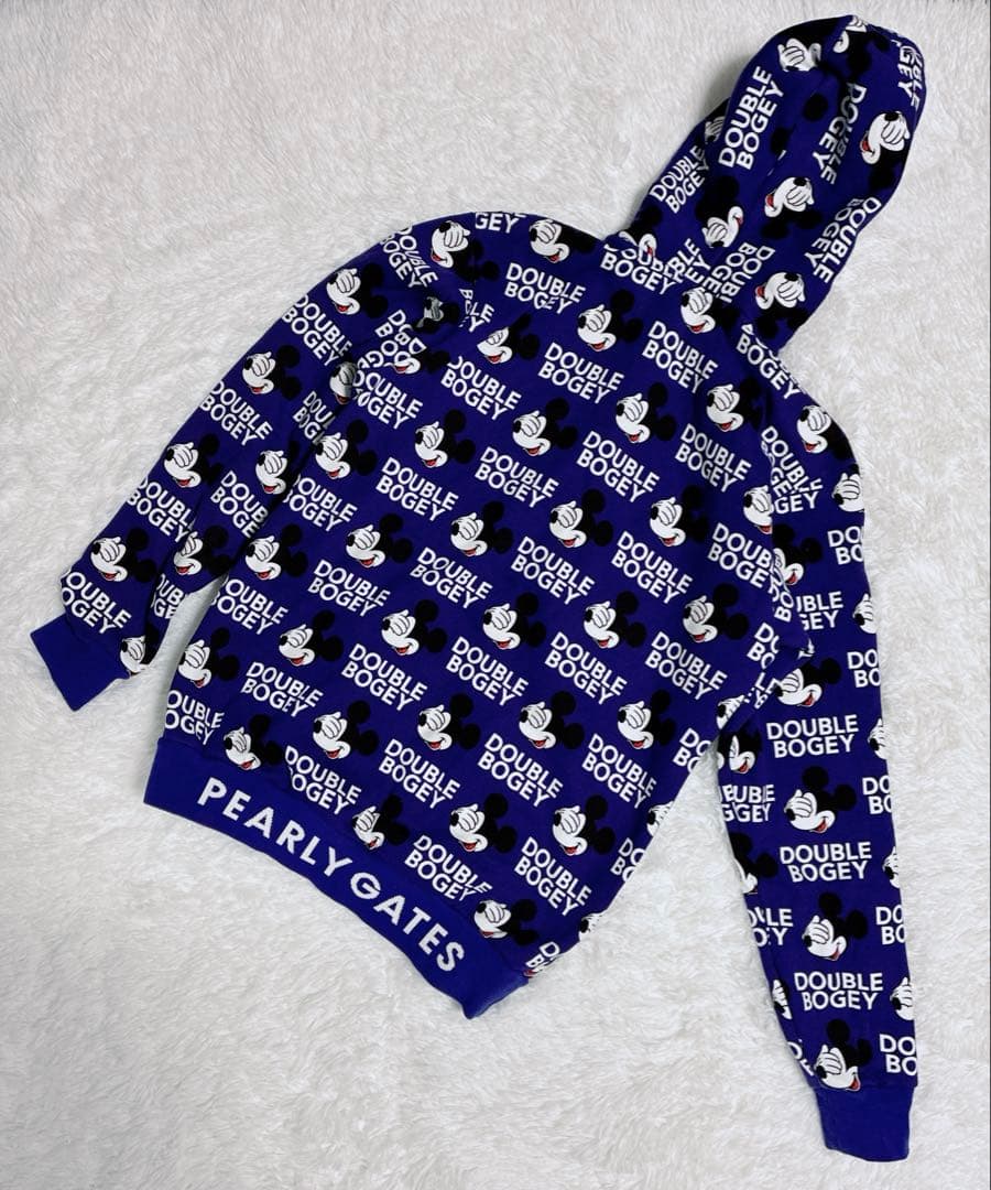 美品！PEARLY GATES Disney 上下セットブルー サイズ L