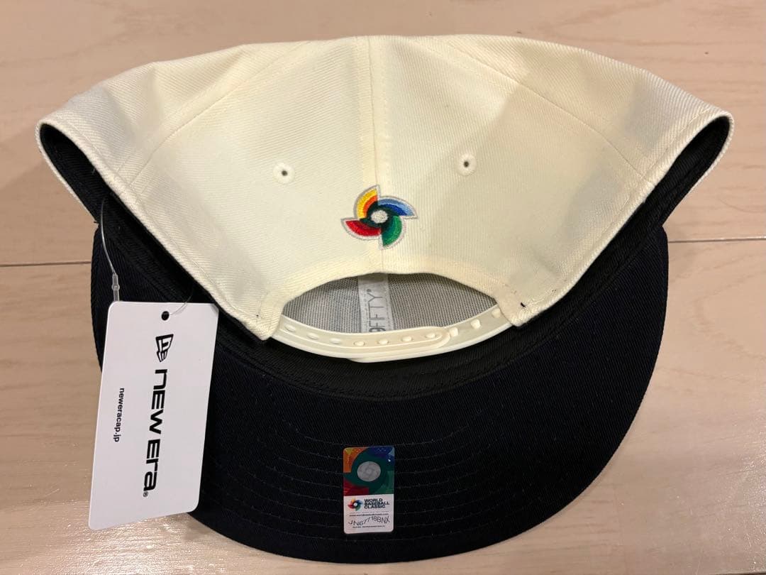 2026年WBCキャップNEW ERA 9FIFTY クロームホワイトネイビー