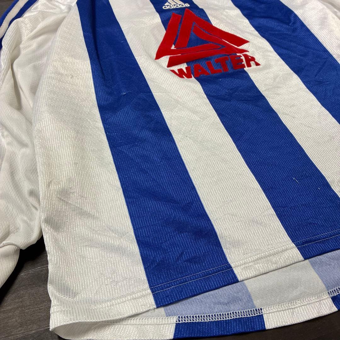 90s adidas ゲームシャツ　万国旗タグ　WALTER イギリス製　8La