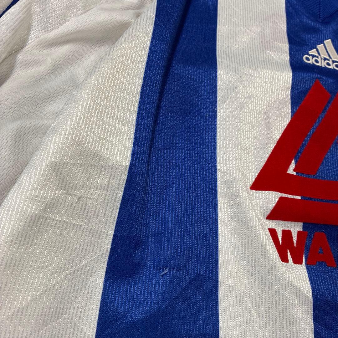 90s adidas ゲームシャツ　万国旗タグ　WALTER イギリス製　8La