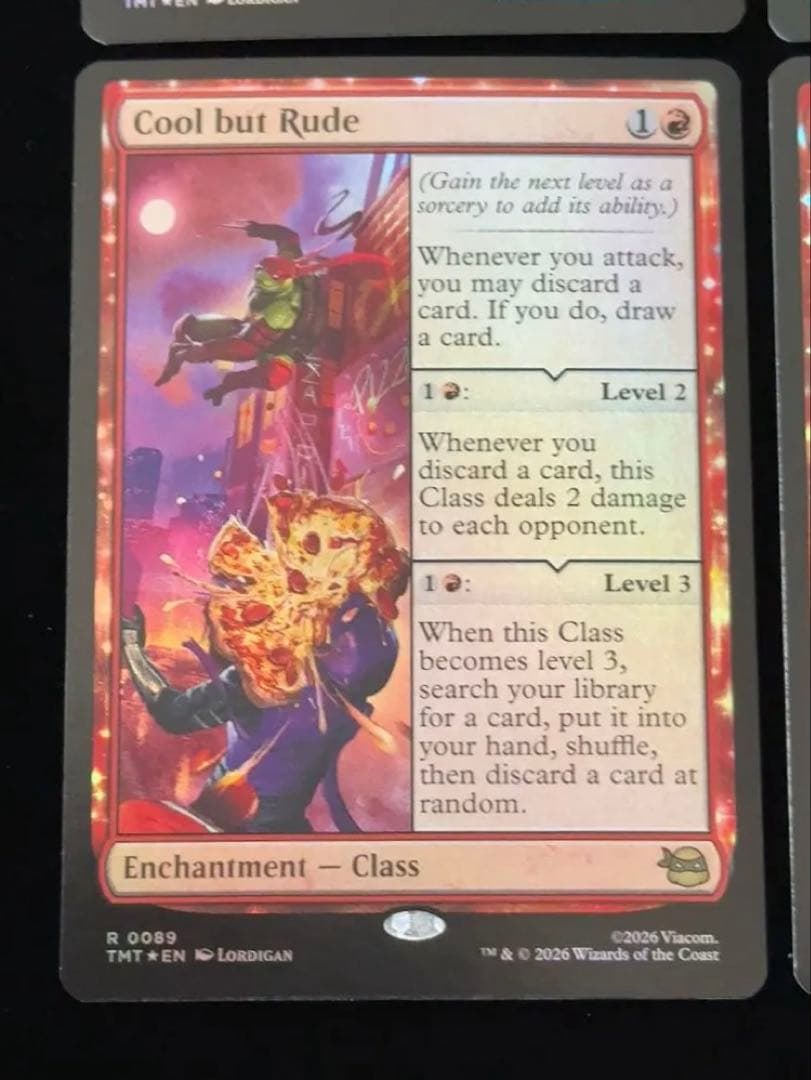 【foil】華麗だが無礼者　英語　4枚セット