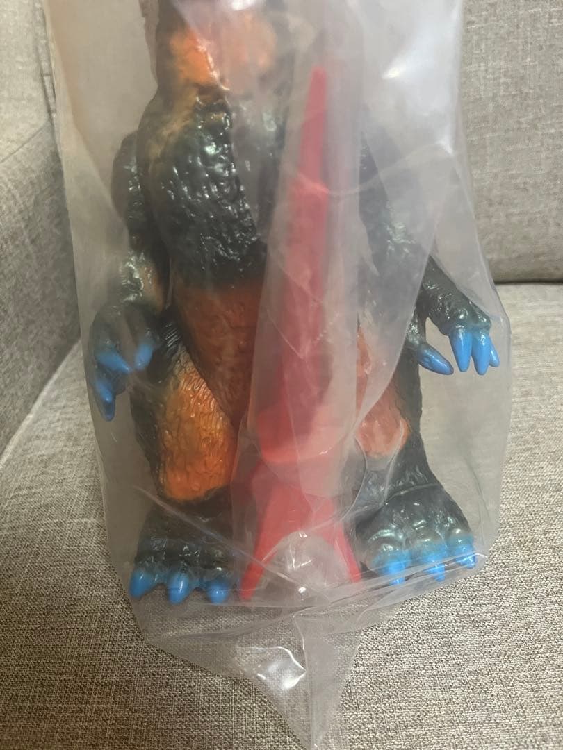 ブルマァク　Gゴジラ　レトロカラー　タワー付（ジャイアントゴジラ30ｃｍ）ソフビ