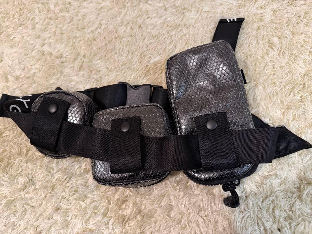 新品未使用PEARLY GATES ブラックウエストポーチ