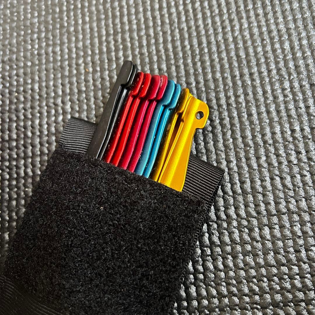 HILLEBERG ヒルバーグ タープ5 赤 DACペグ付