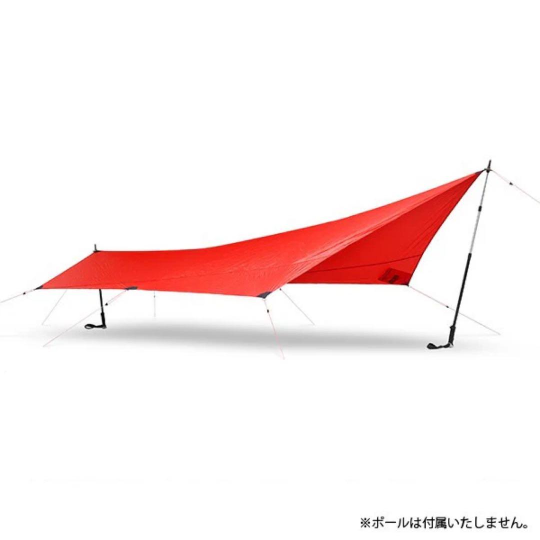 HILLEBERG ヒルバーグ タープ5 赤 DACペグ付