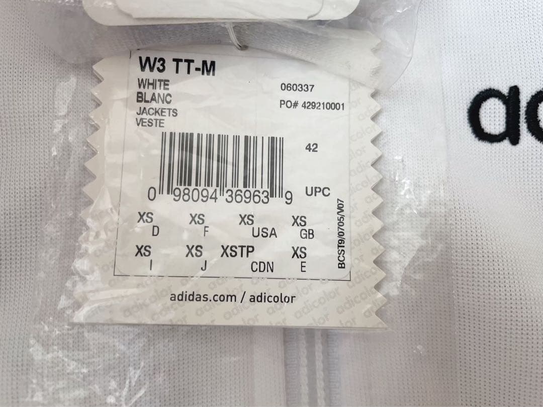 ⭕️即購入可⭕️ 【新品未着用品】 adicolor ジャージ W3 TT-M XS